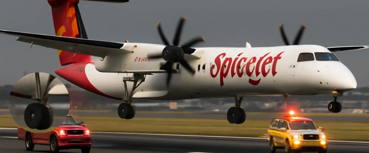 Breaking: SpiceJet Aircraft Lands Without Landing Gear, All Safe 1 SpiceJet