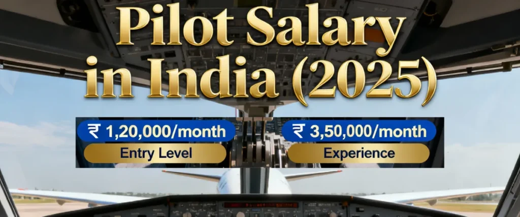 Shocking Truth About Pilot Salaries in India (2025): How Much They Really Earn! 1 Pilot Salaries